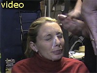 submissive wife gets big facial cumshot